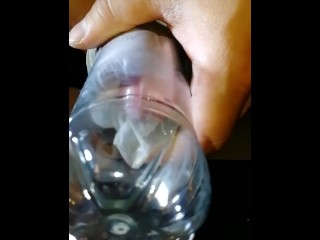 Trying Homemade Fleshlight V1.0 Improvements Shot At Forth Recoil Made!
